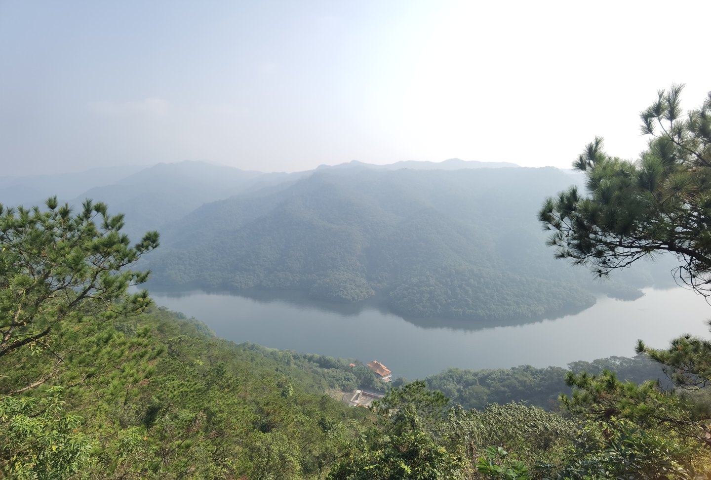 广东肇庆鼎湖山九龙湖山水实景